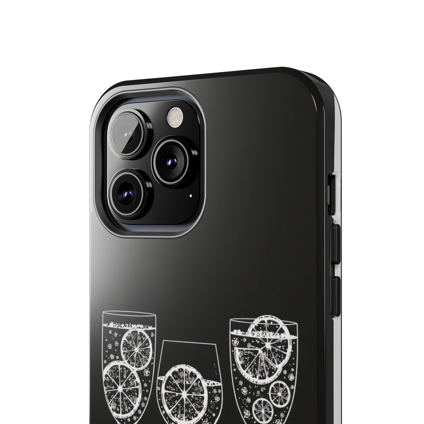 Stylish Tough Phone Cases with Citrus Glass Design, Protective Cases for Parties, Summer Events, and Everyday Use