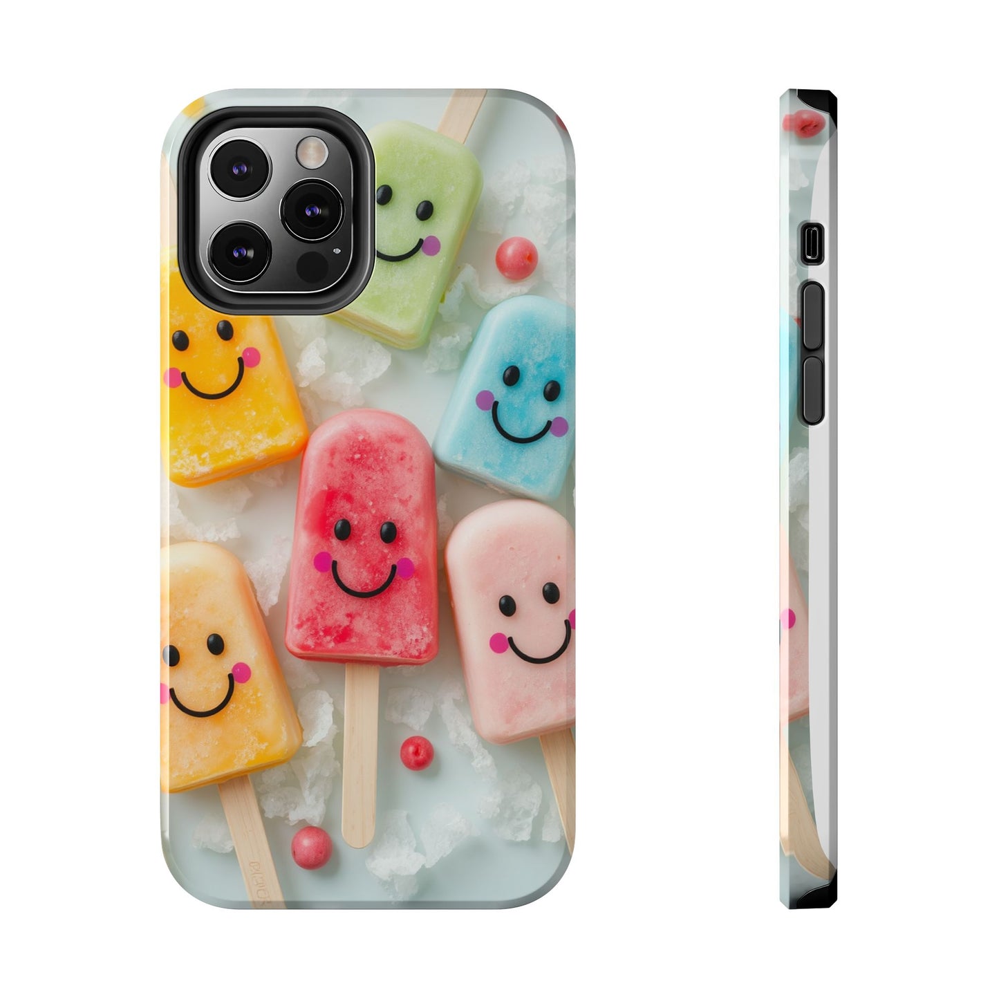 Cute Smile Popsicle Tough Phone Case - Fun Protection for Your Device