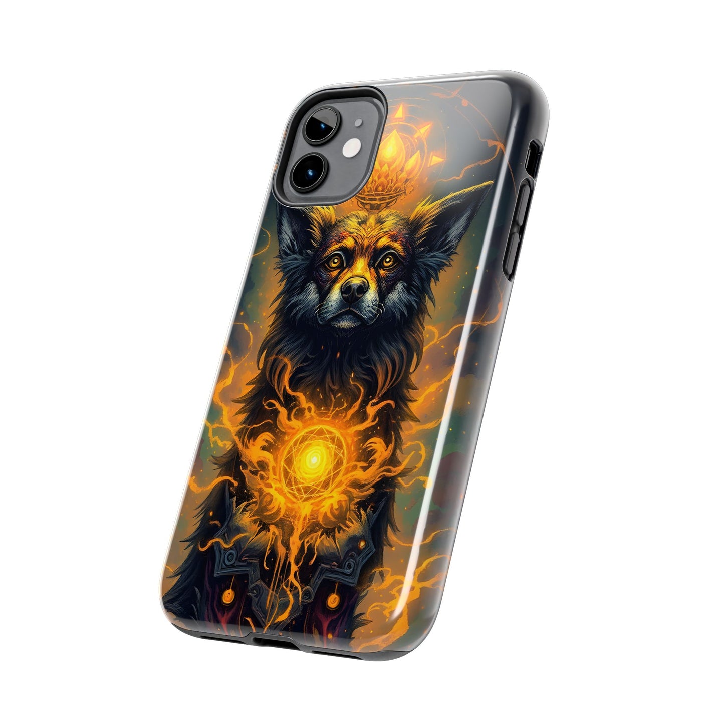Mystical Dog of Light - Tough Phone Case - Durable Protection with Inspired Artwork - for iPhone