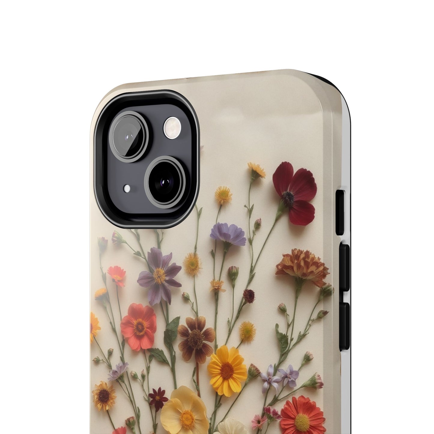 Floral Tough Phone Case - Durable Protection with Nature-Inspired Design