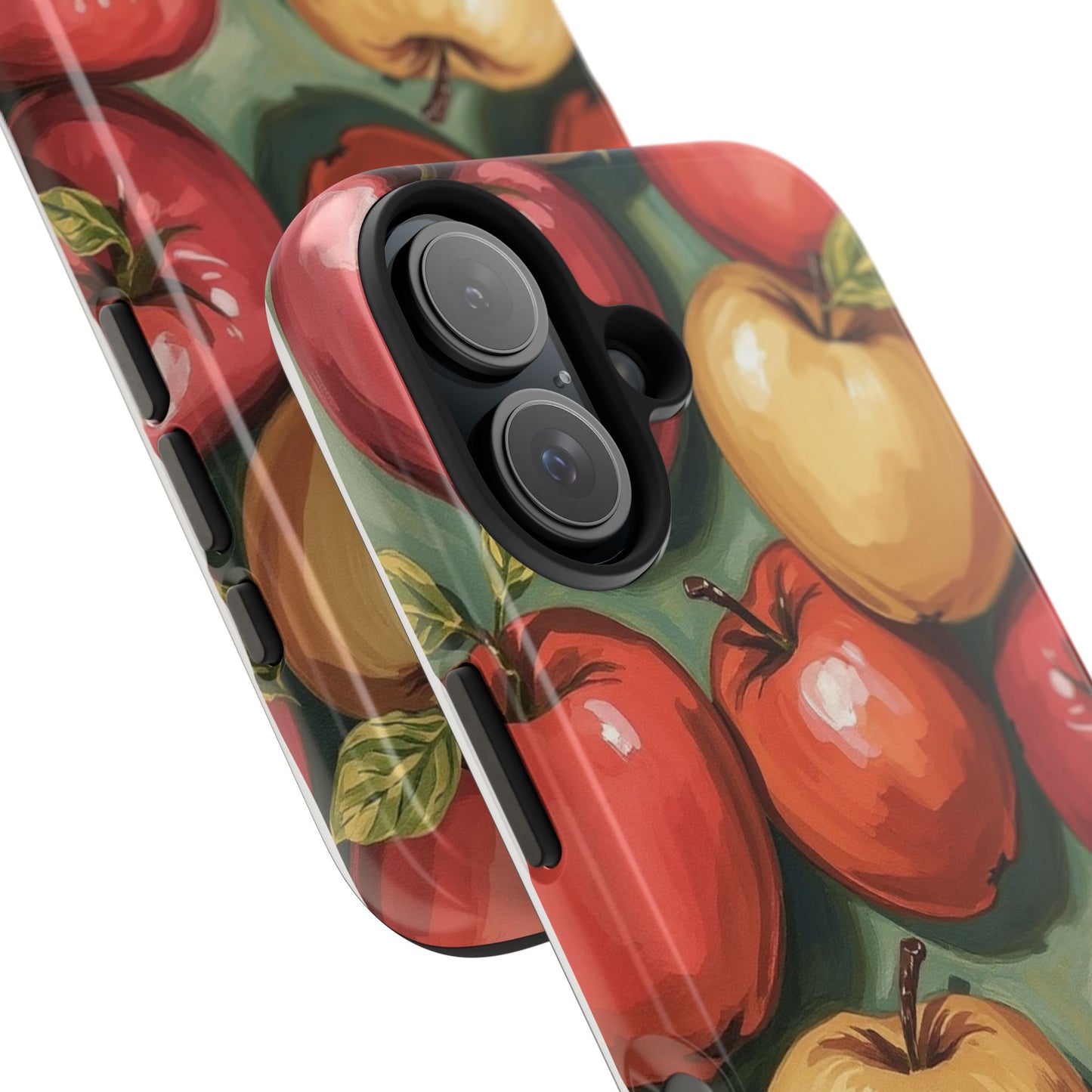 Colorful Painted Apples Art Tough Phone Case - Durable & Stylish Protection - for iPhone