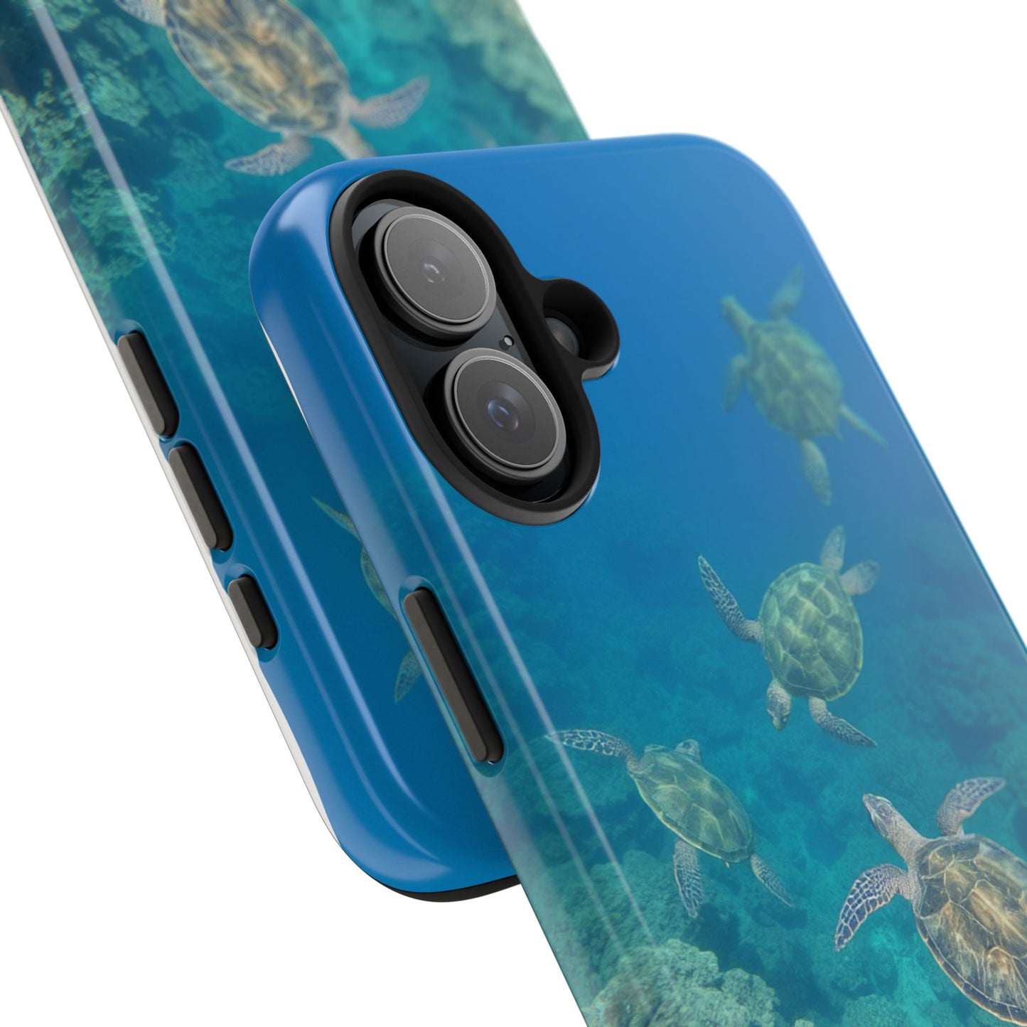 Ocean Turtle Tough Phone Cases - Durable Protection with Marine Art