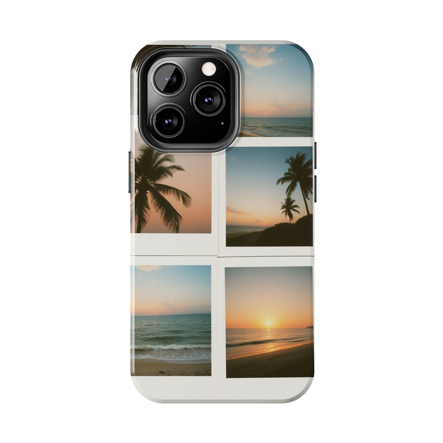 Tropical Sunset Tough Phone Case - Beach Vibes for Summer Adventures