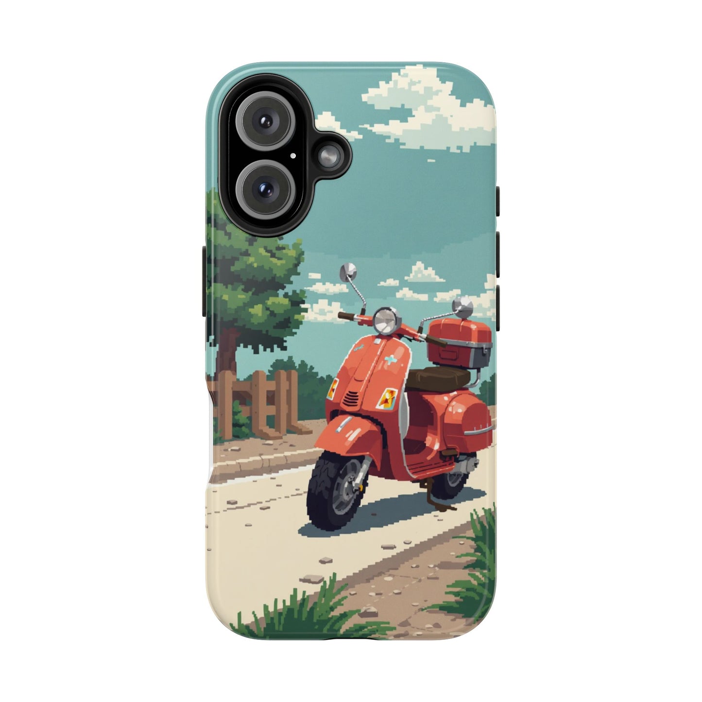 Retro Scooter Phone Case - Tough & Stylish Protection