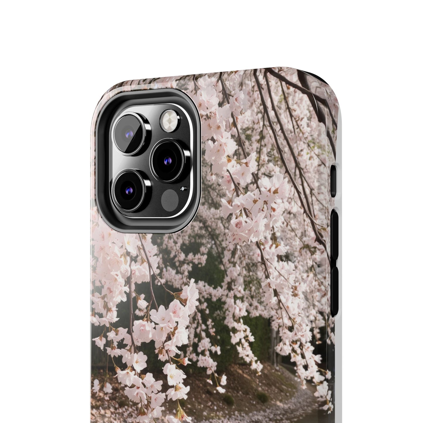 Cherry Blossom Tough Phone Cases - Durable Protection with Floral Serenity