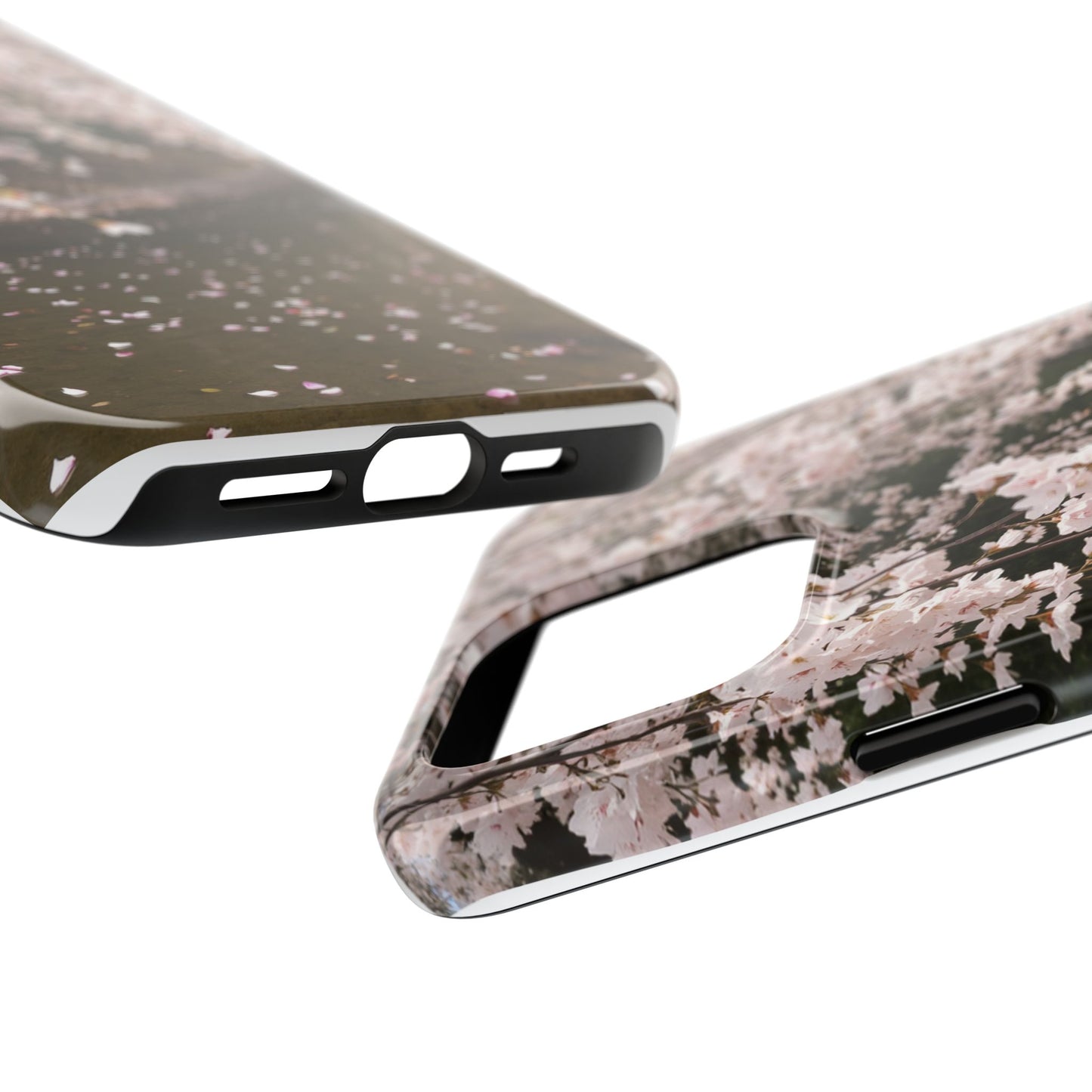 Cherry Blossom Tough Phone Cases - Durable Protection with Floral Serenity