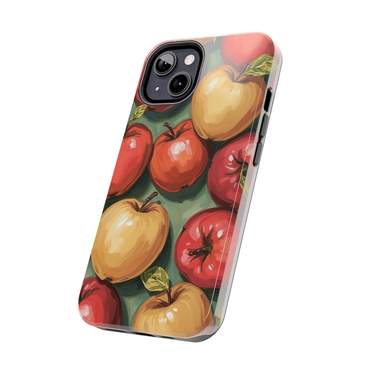 Colorful Painted Apples Art Tough Phone Case - Durable & Stylish Protection - for iPhone
