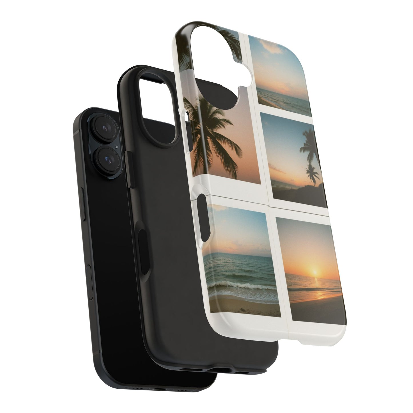 Tropical Sunset Tough Phone Case - Beach Vibes for Summer Adventures