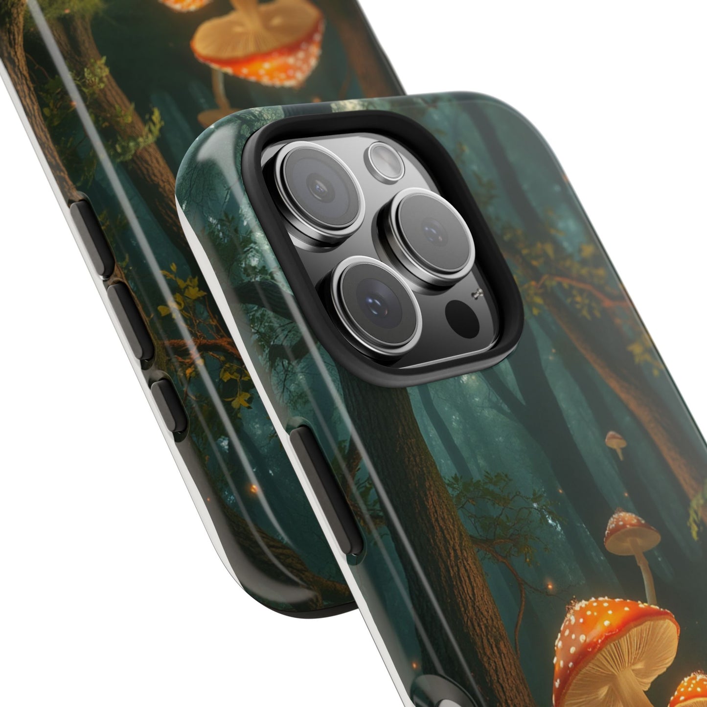Whimsical Mushroom Tough Phone Case - Forest Fantasy Design