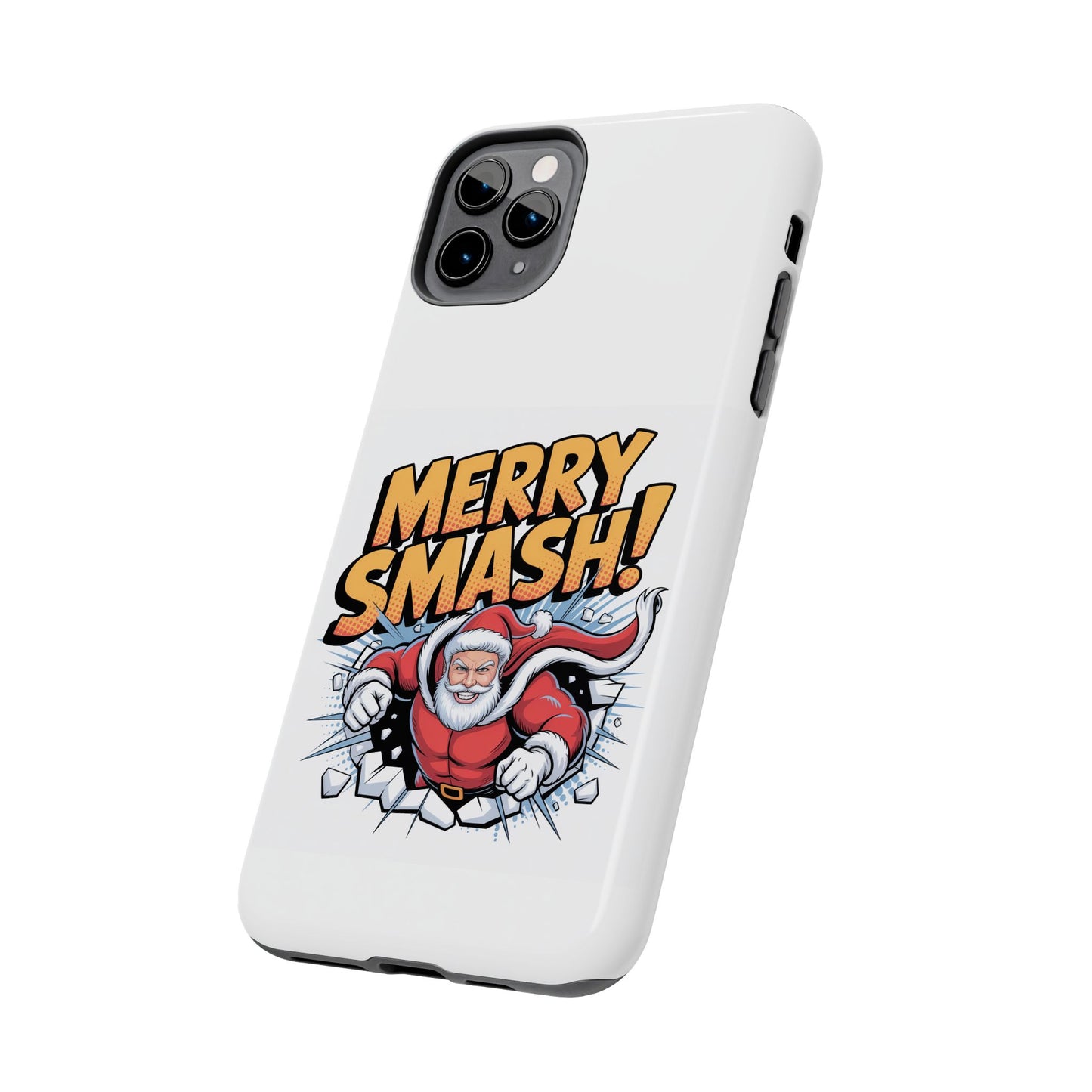 Santa Merry Smash Phone Case