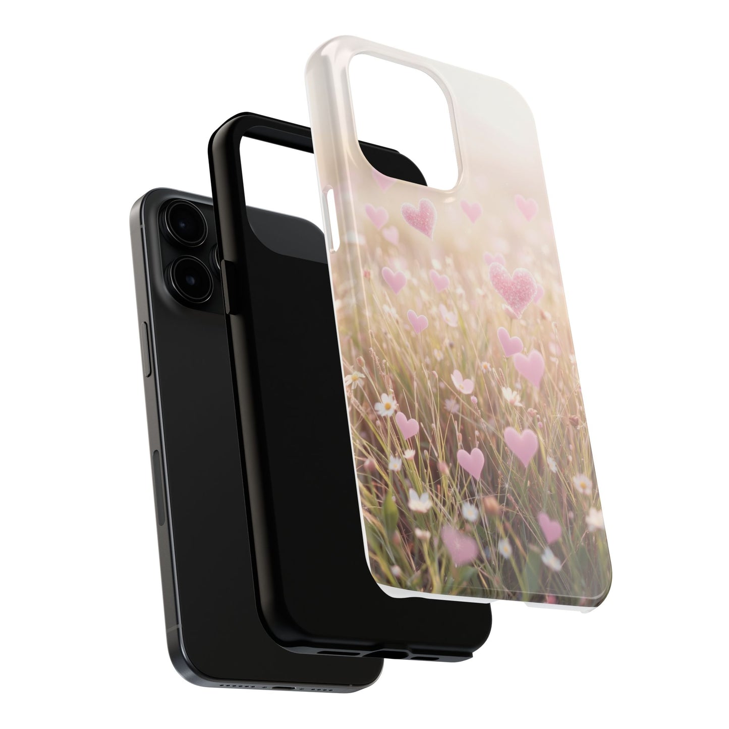 Romantic Hearts Tough Phone Case - Perfect for Lovers and Celebrations