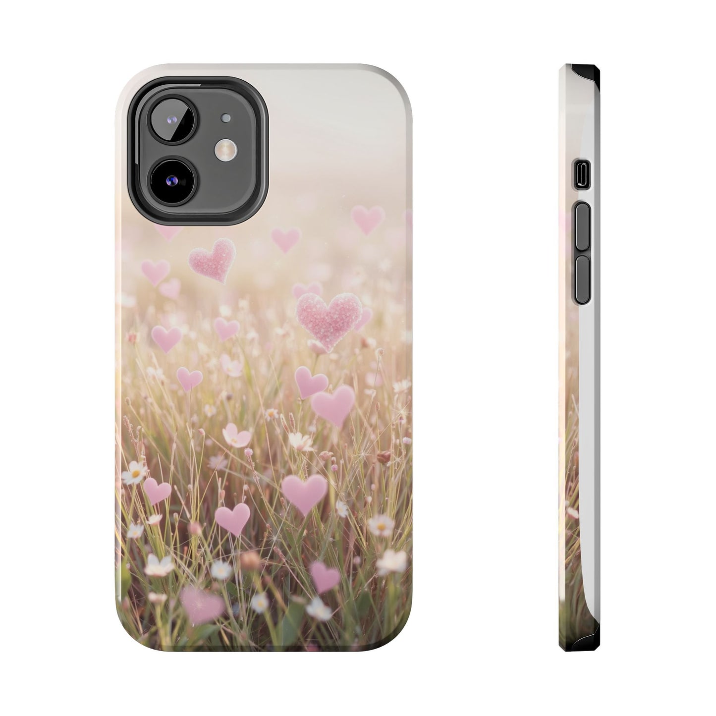 Romantic Hearts Tough Phone Case - Perfect for Lovers and Celebrations
