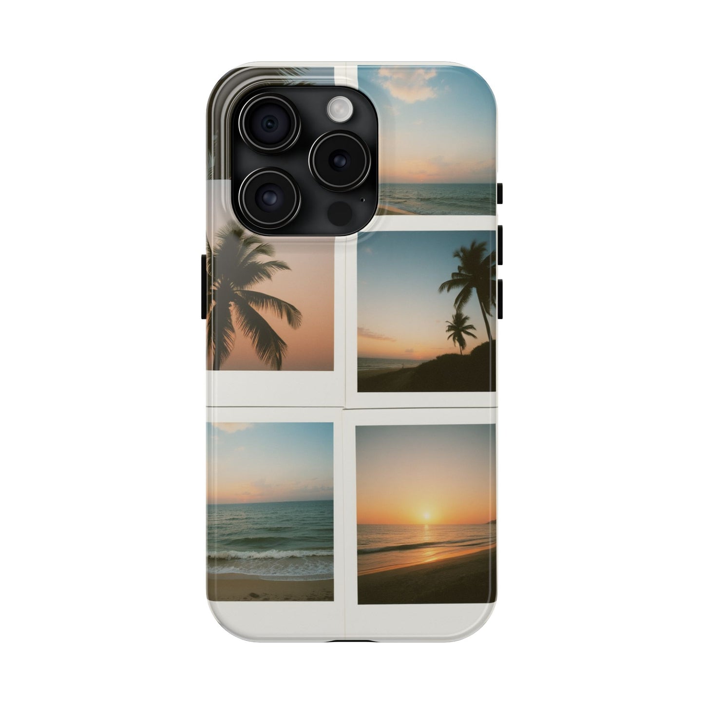Tropical Sunset Tough Phone Case - Beach Vibes for Summer Adventures