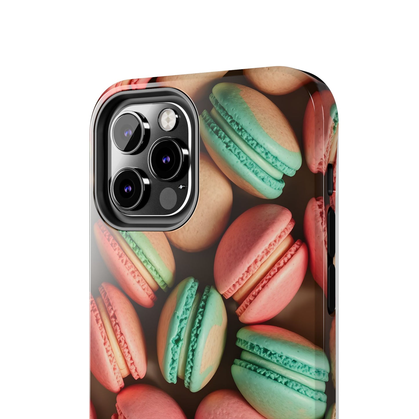 Colorful Tasty Macarons Tough Phone Case - Durable Protection with Sweet Aesthetic - for iPhone