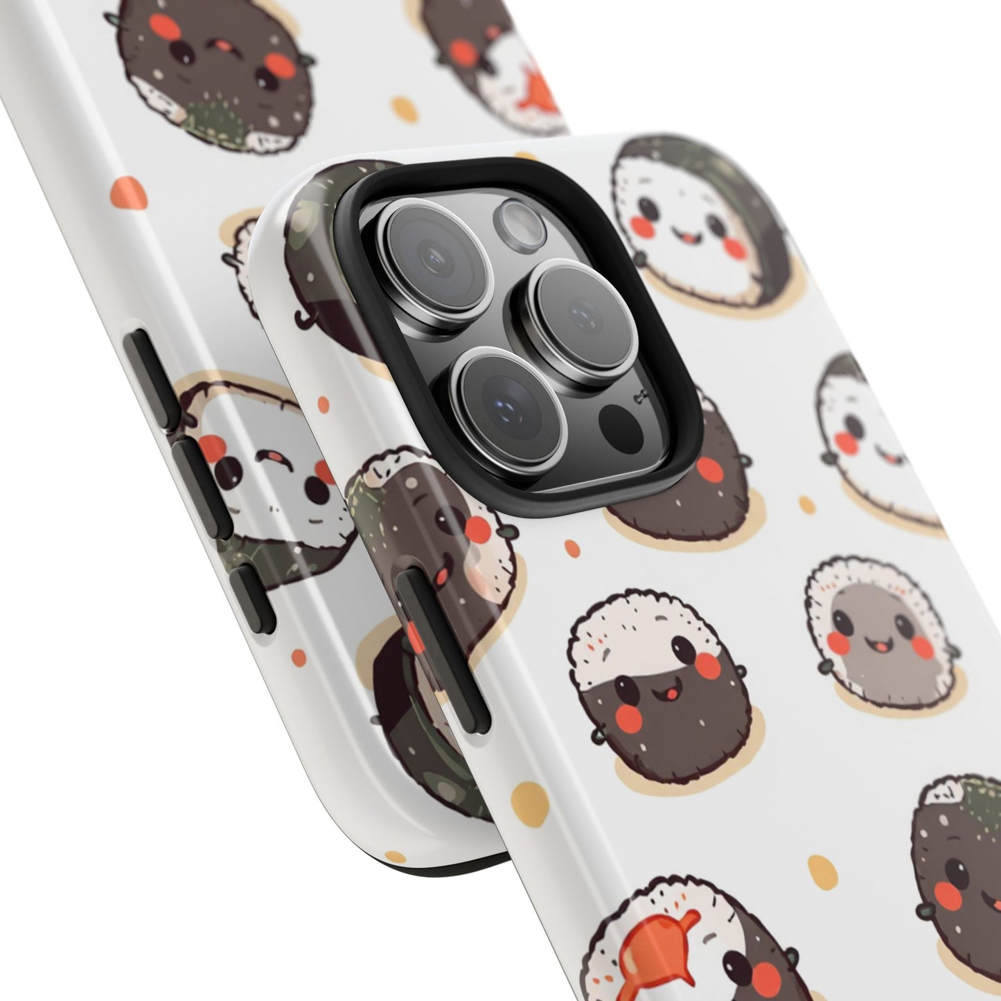 Cute Sushi Tough Phone Case - Kawaii Design for Food Lovers
