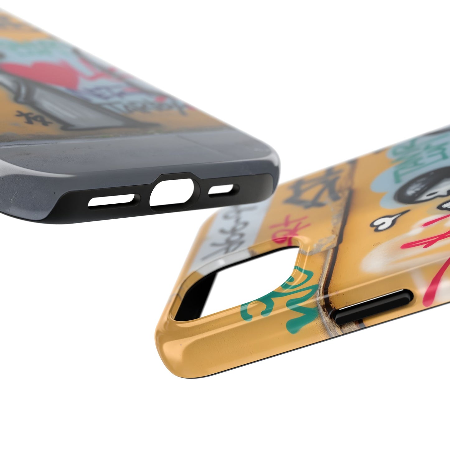 Urban Cupid Graffiti Tough Phone Case - Durable Protection with Street Art Vibe - for iPhone