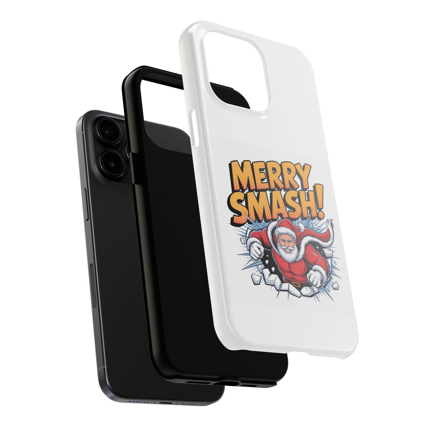 Santa Merry Smash Phone Case