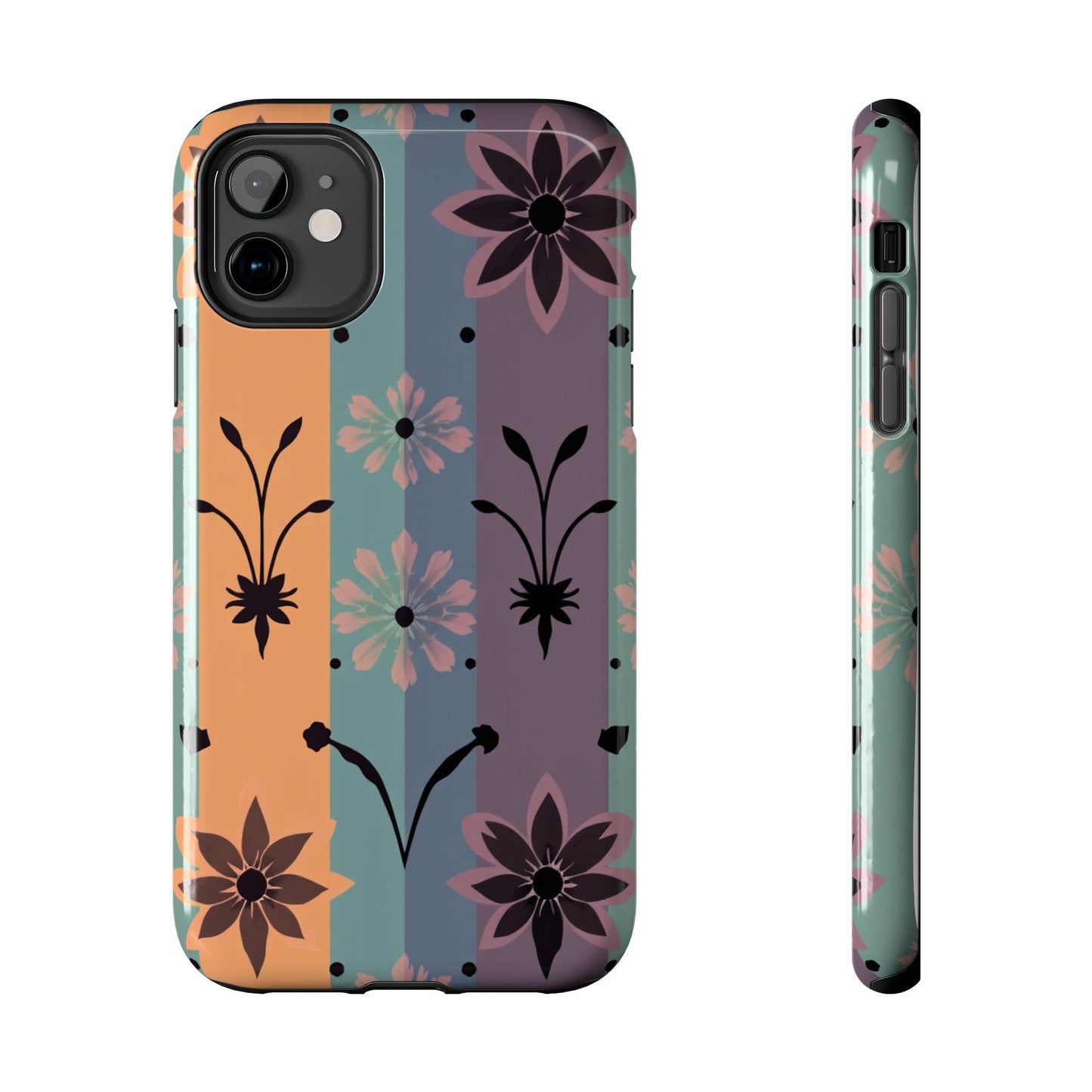 Boho Floral Tough Phone Cases - Durable & Stylish Protection - for iPhone