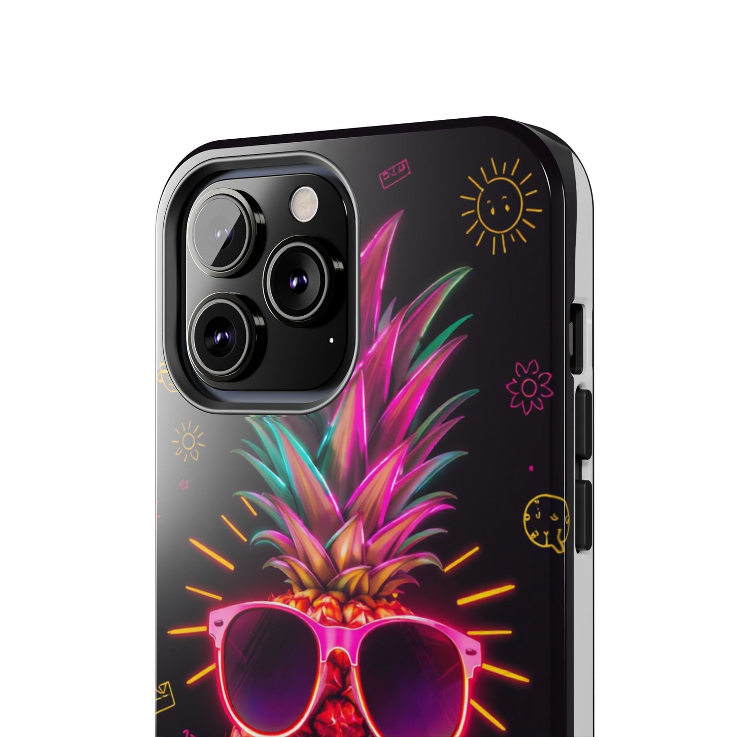 Tough Pineapple Phone Case - Cool, Vibrant Design Perfect for Summer Vibes