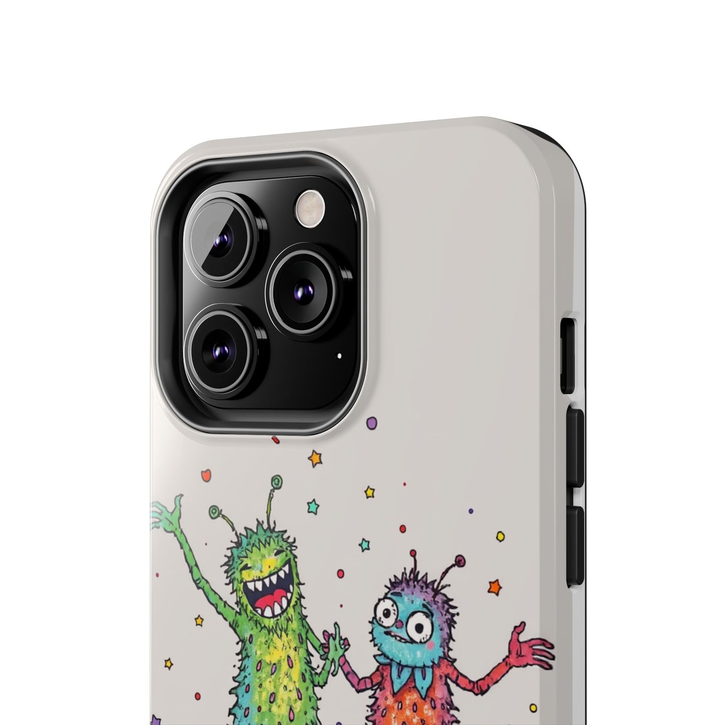 Colorful Monster Tough Phone Case - Fun and Playful Design