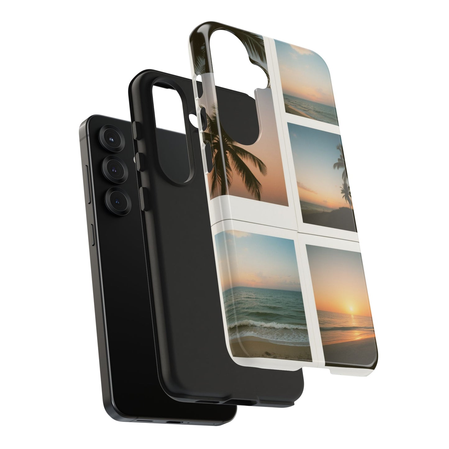 Tropical Sunset Tough Phone Case - Beach Vibes for Summer Adventures