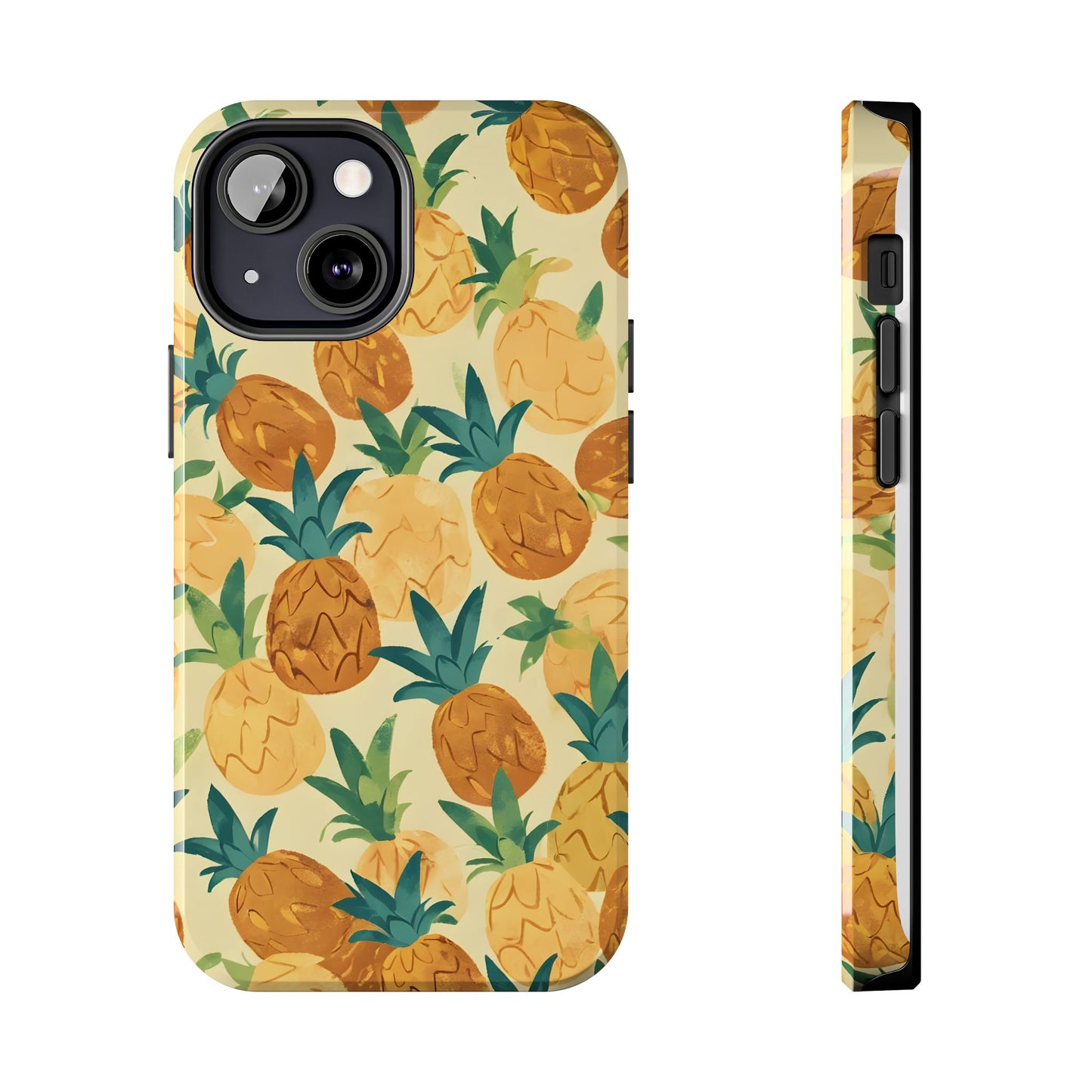 Pineapple Paradise Tough Phone Case - Durable and Stylish for Summer Vibes - for iPhone