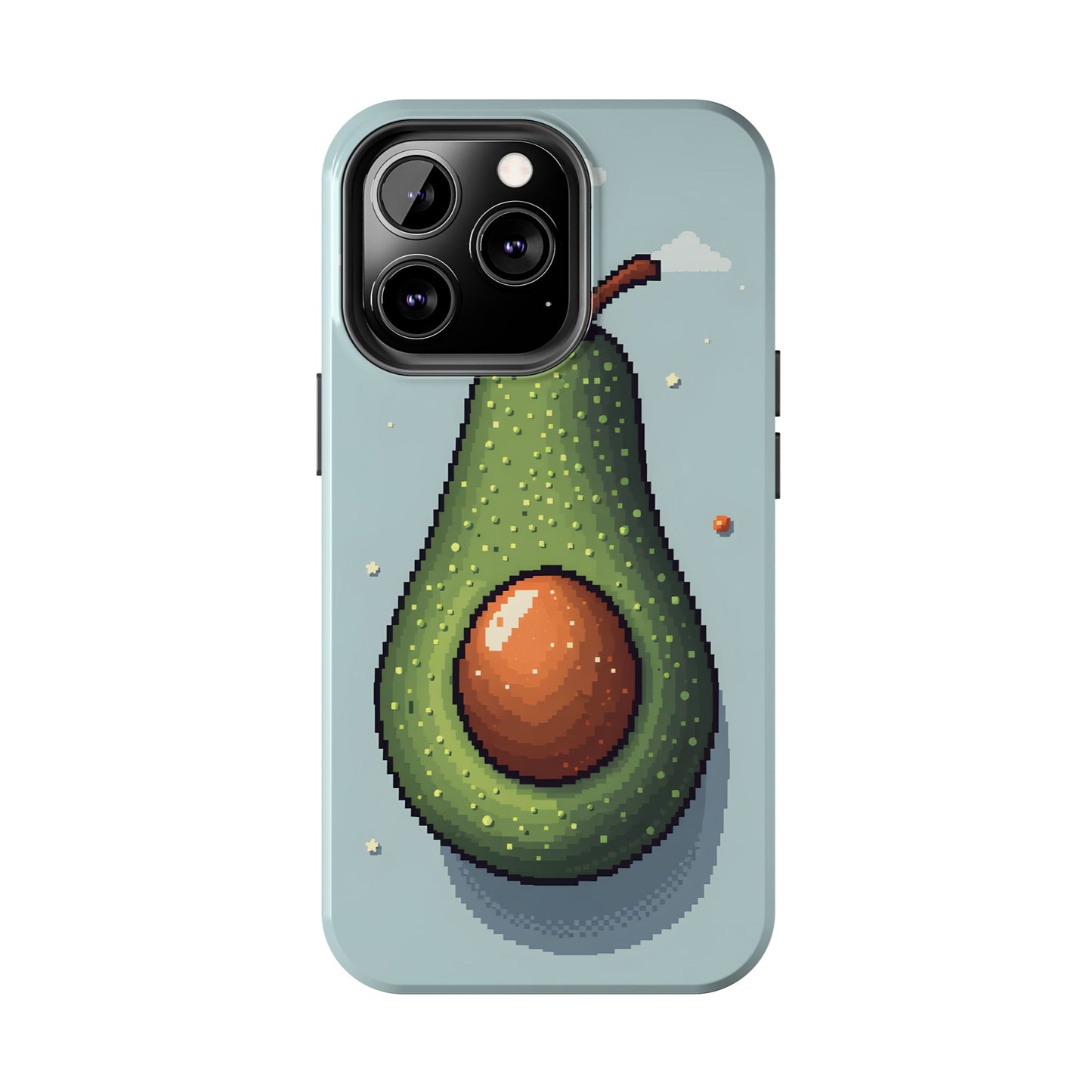 Pixel Avocado Tough Phone Case - Perfect for Foodies & Nature Lovers - for iPhone