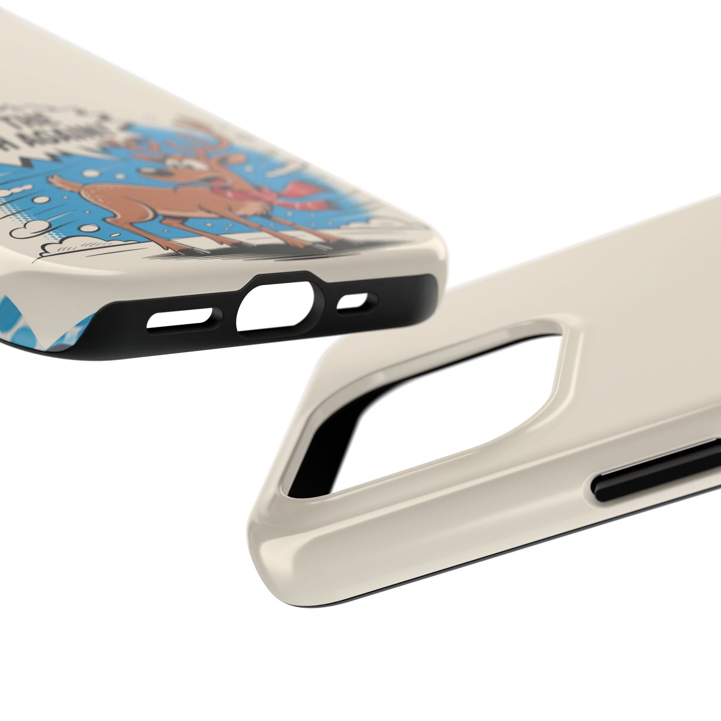 Festive Phone Case: "I Lost the Sleigh Again!" for iPhone