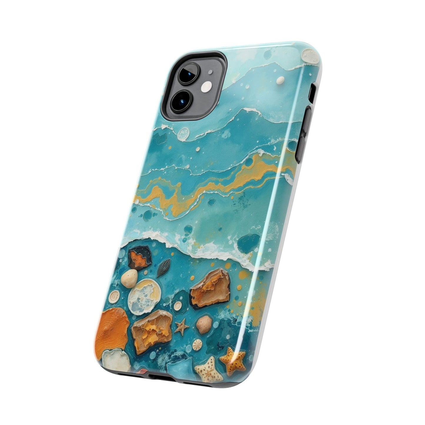 Ocean-Inspired Tough Phone Cases - Coastal Beach Vibe, Easy Accessory for Beach Lovers