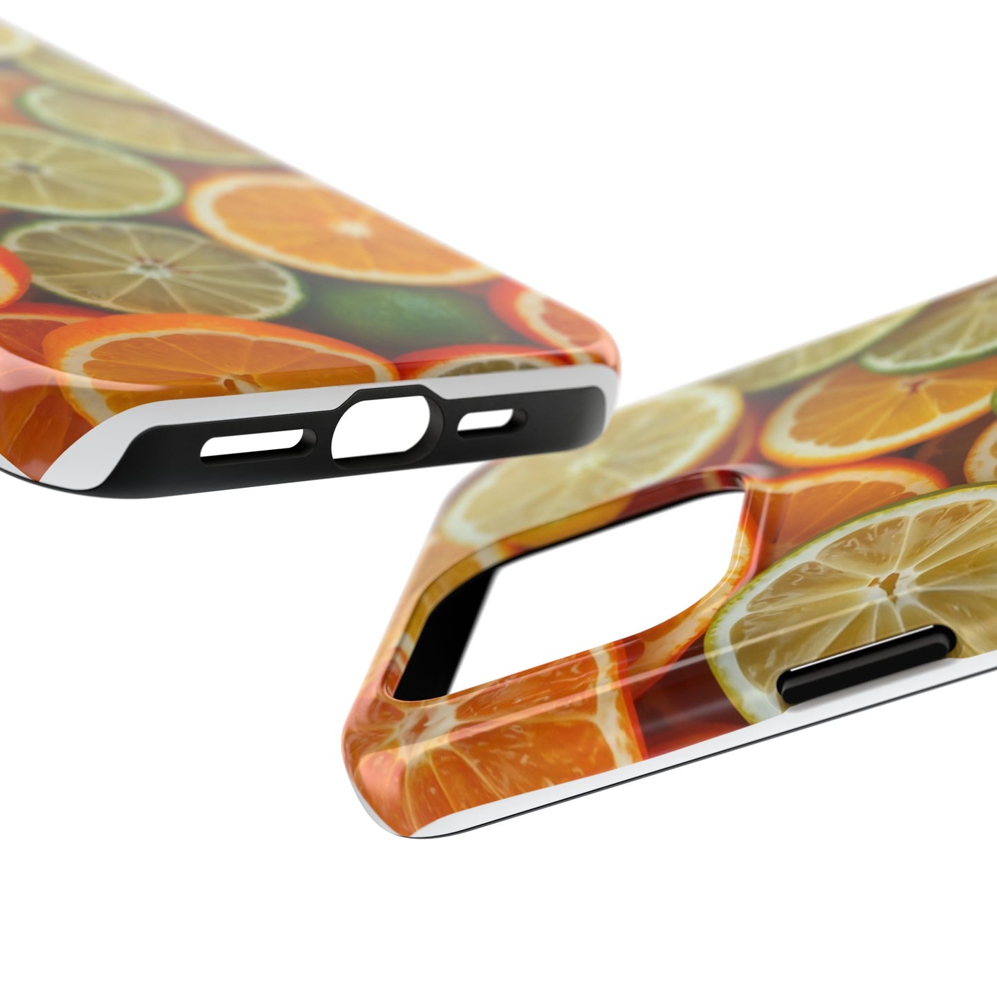 Citrus Slice Tough Phone Case – Vibrant Fruit Design for Summer Fun