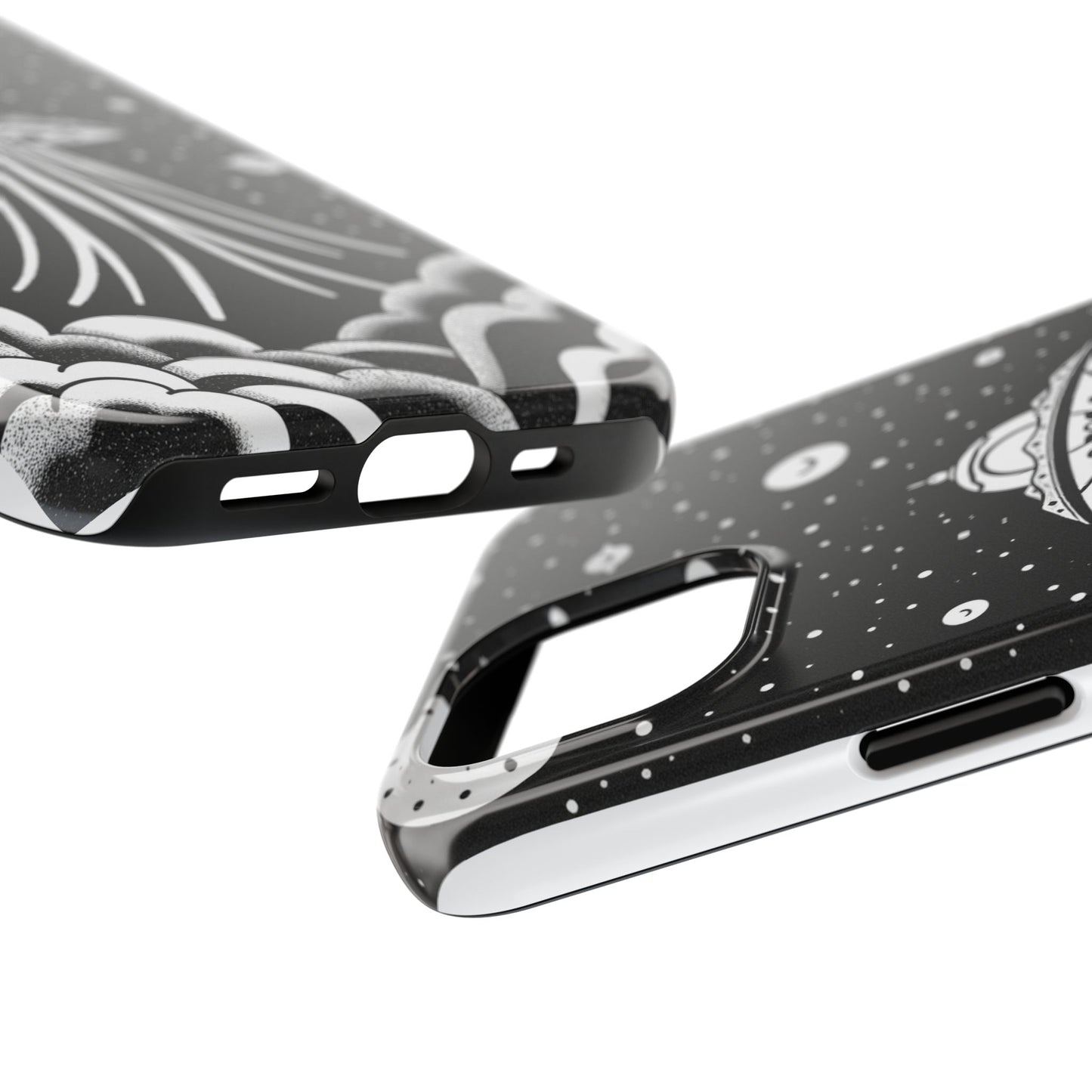 Galaxy UFO Tough Phone Case - Durable Protection with Unique Space Design