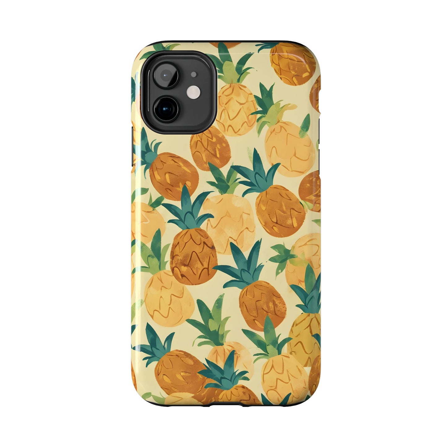 Pineapple Paradise Tough Phone Case - Durable and Stylish for Summer Vibes - for iPhone