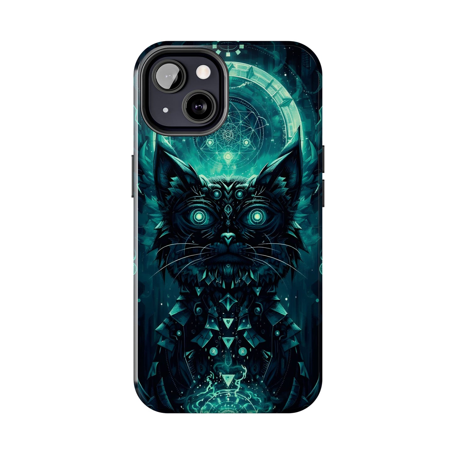 Mystical Dark Cat Phone Case - Tough Protective Cover for Cat Lovers - for iPhone