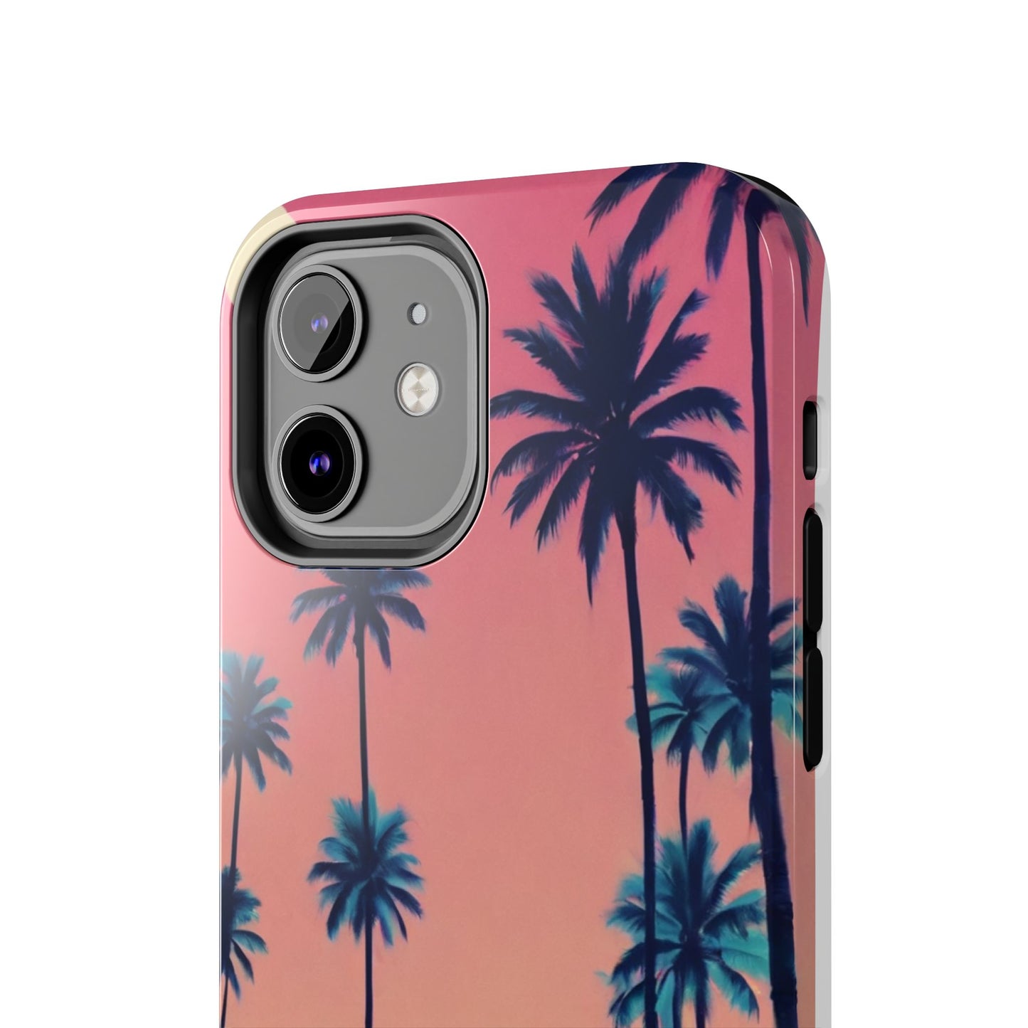 Tropical Beach Vibe Tough Phone Case - Vintage Van Design - for iPhone