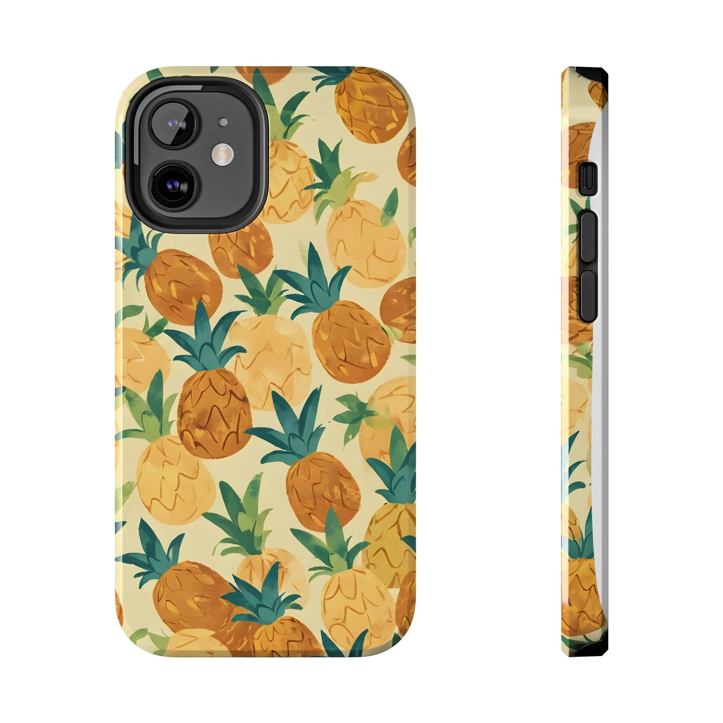 Pineapple Paradise Tough Phone Case - Durable and Stylish for Summer Vibes - for iPhone