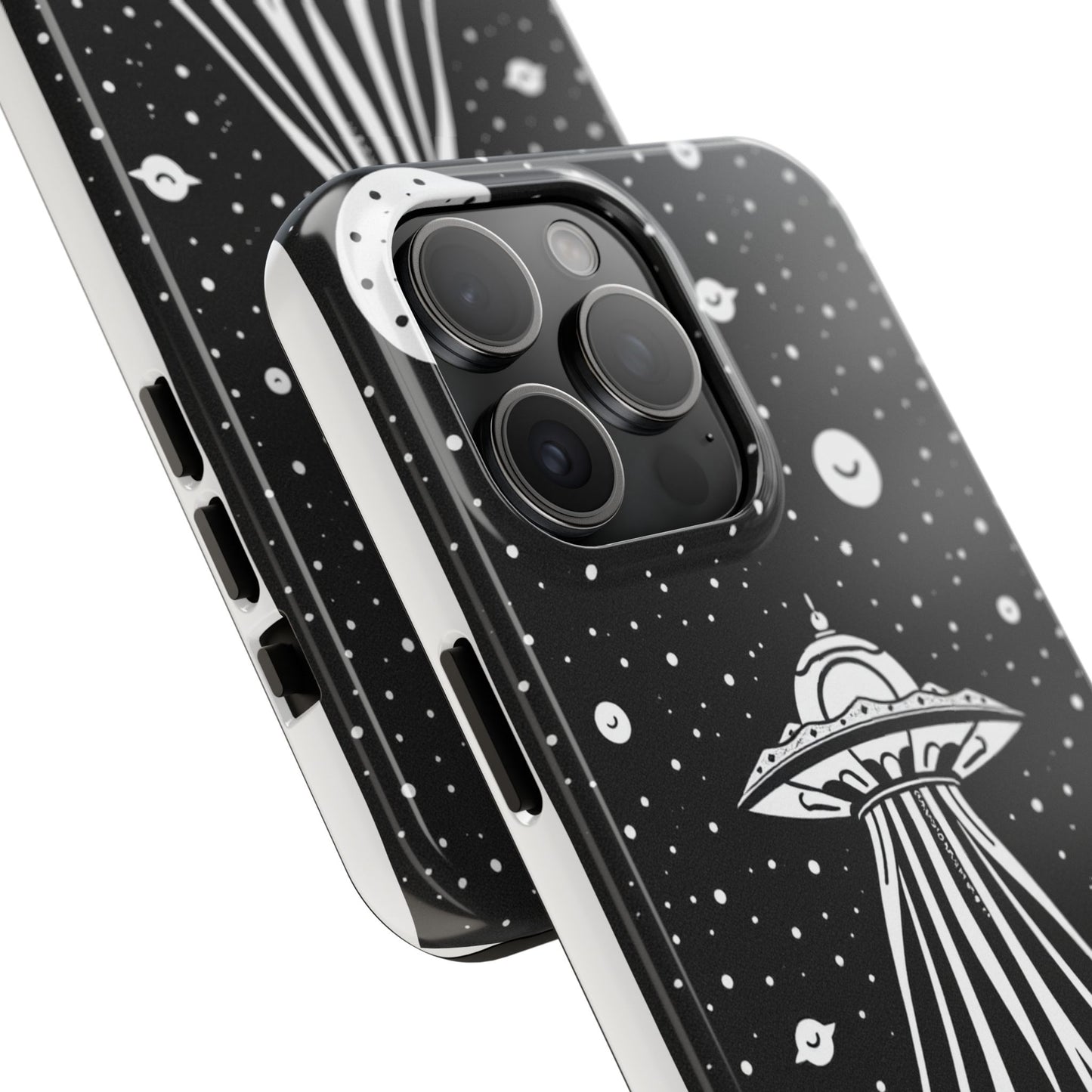 Galaxy UFO Tough Phone Case - Durable Protection with Unique Space Design