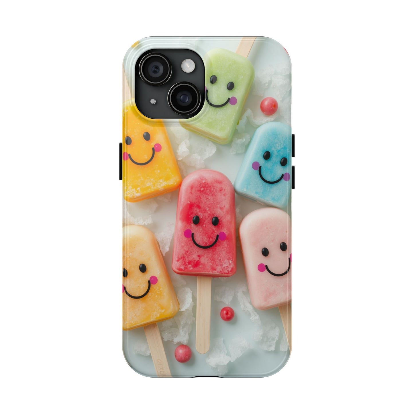 Cute Smile Popsicle Tough Phone Case - Fun Protection for Your Device
