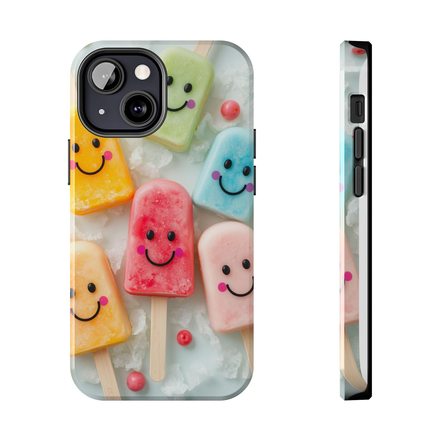 Cute Smile Popsicle Tough Phone Case - Fun Protection for Your Device