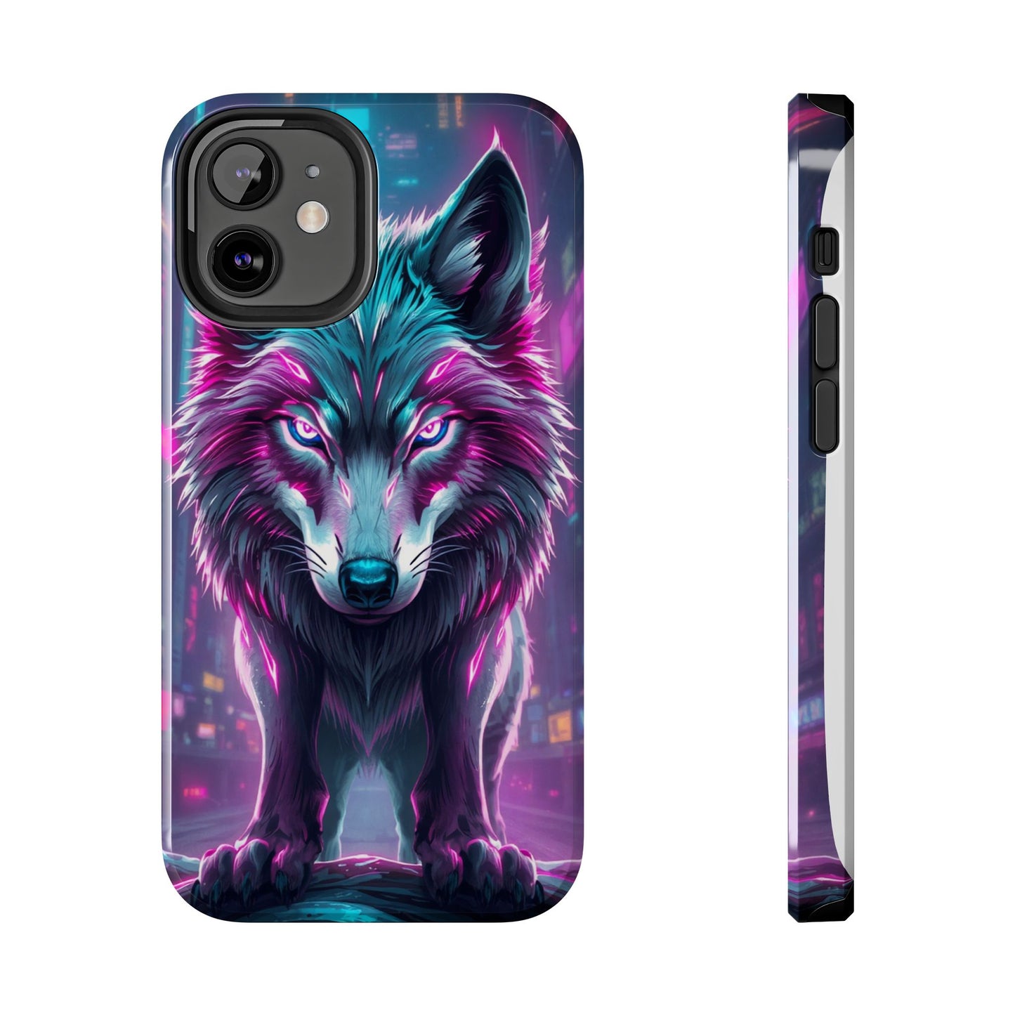 Fierce Wolf Phone Case - Tough & Vibrant Design for Animal Lovers