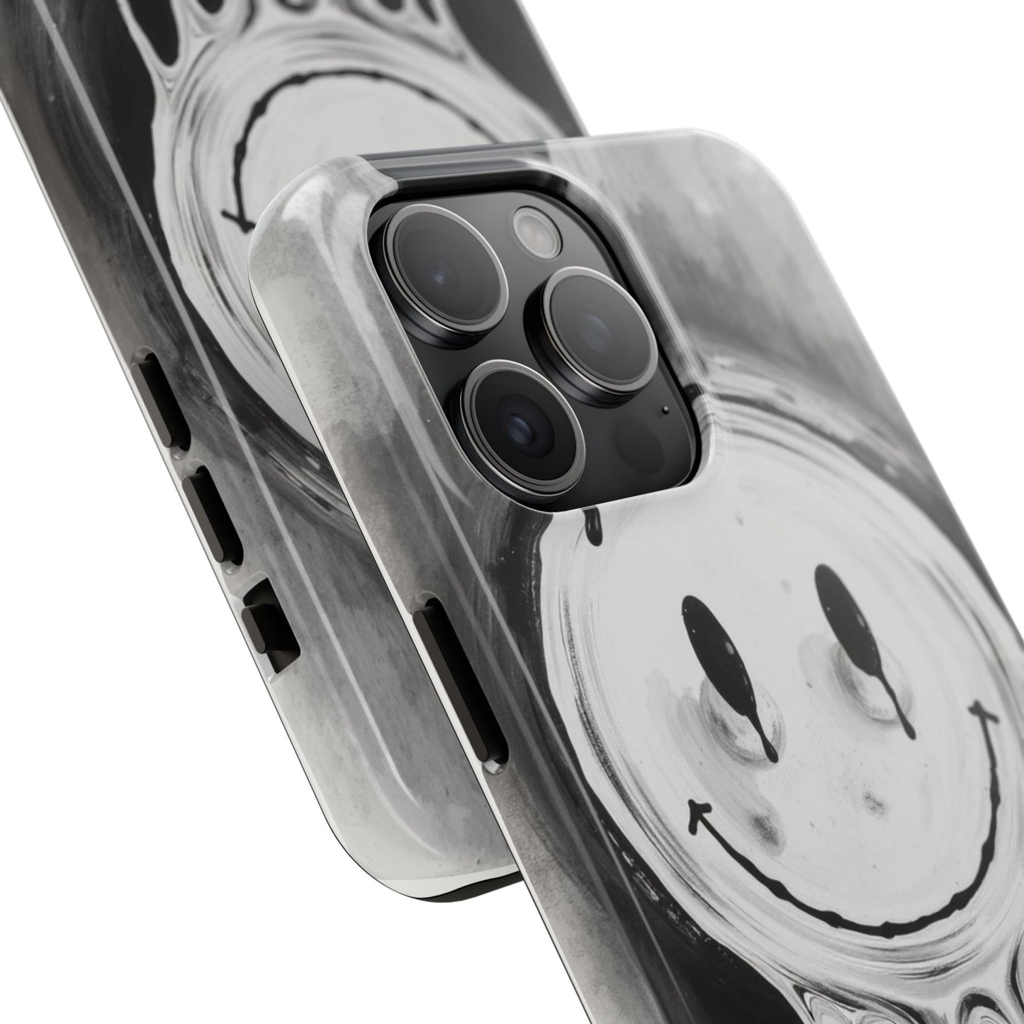 Dripping Smiley Tough Phone Case - Stylish & Durable Protection