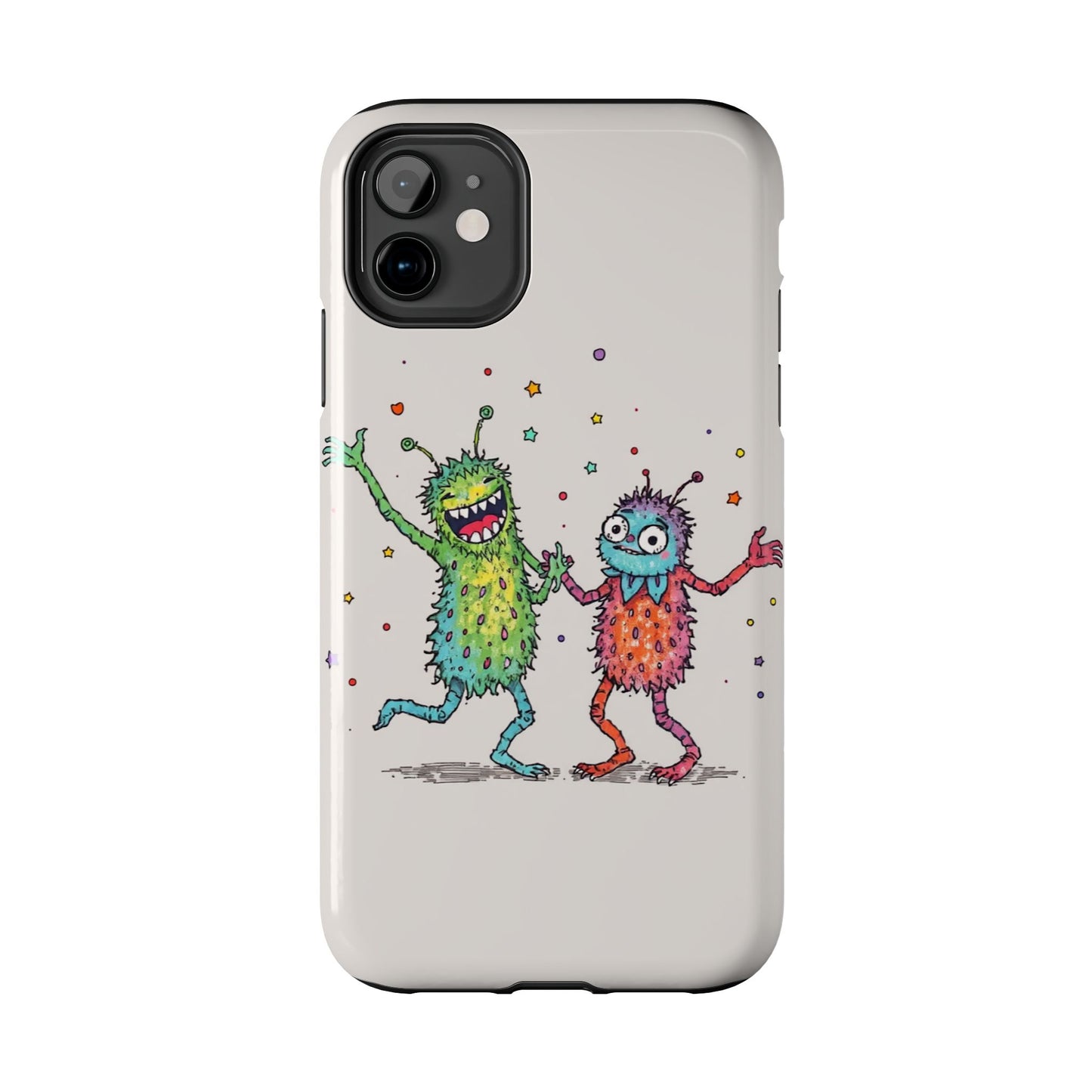 Colorful Monster Tough Phone Case - Fun and Playful Design