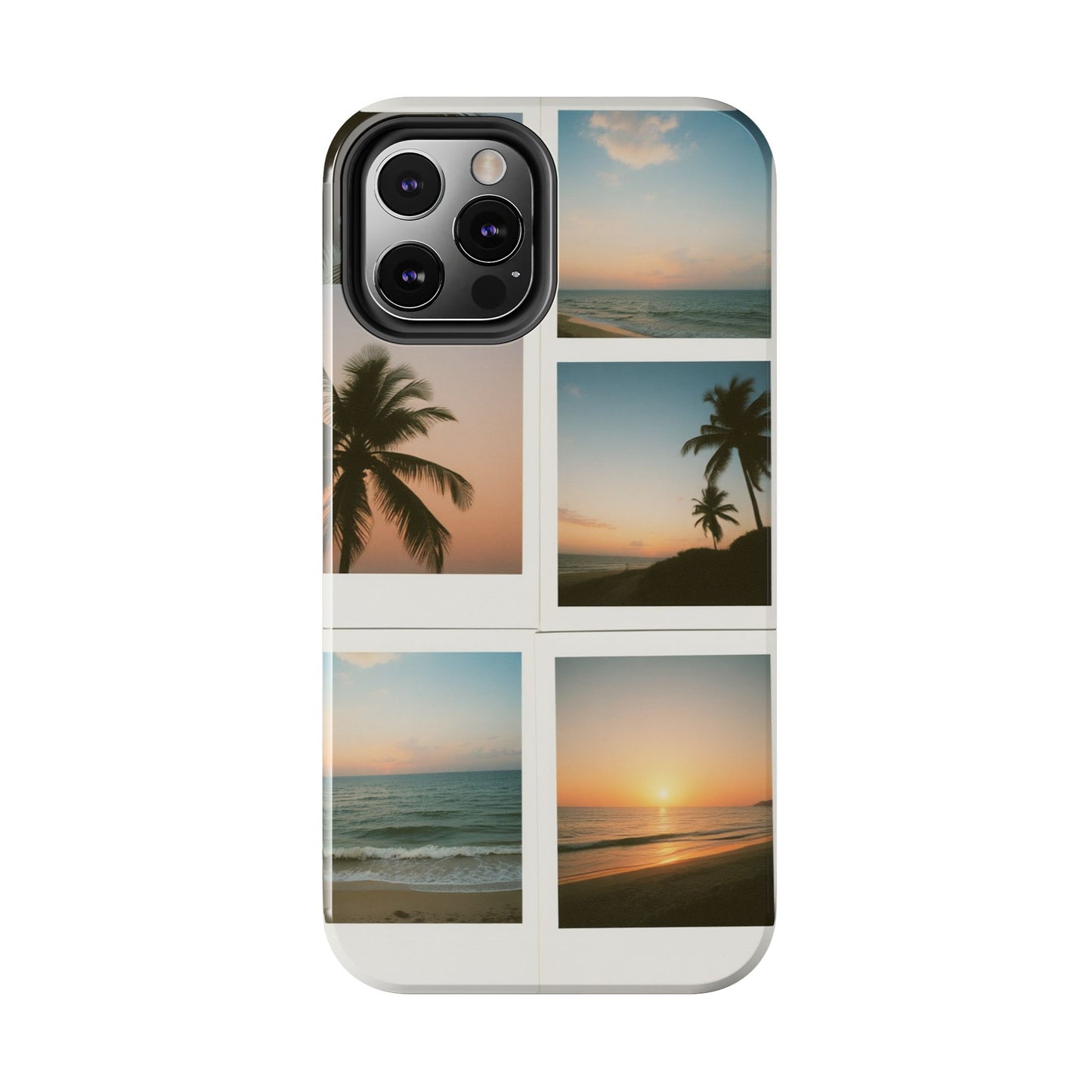 Tropical Sunset Tough Phone Case - Beach Vibes for Summer Adventures