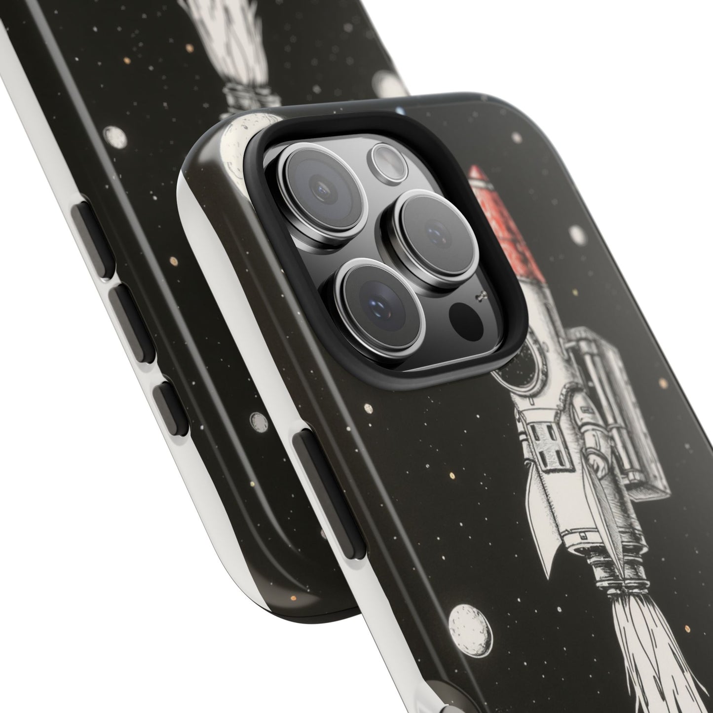 Cool Tough Phone Case for iPhone - Astro-Rocket Bond