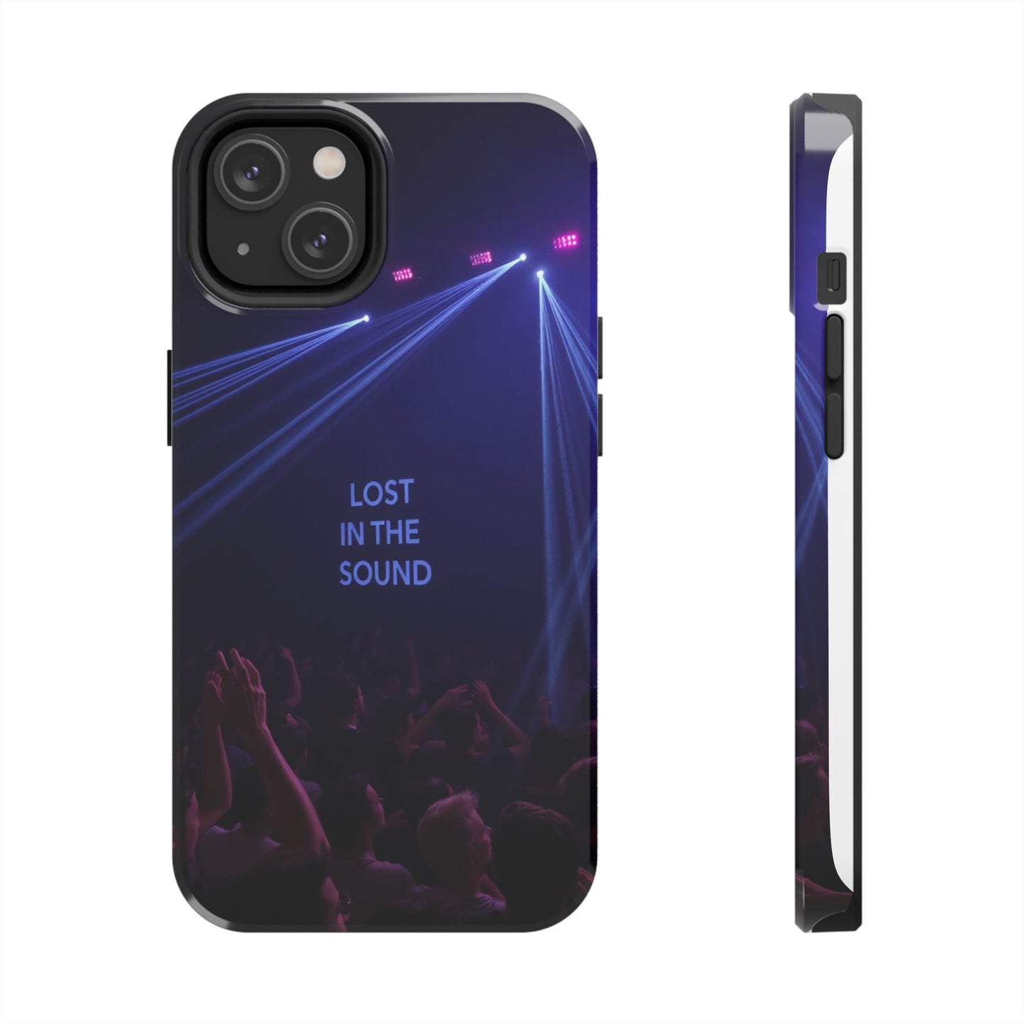 Vibrant Tough Phone Case - 'Lost in the Sound' Design for Music Lovers