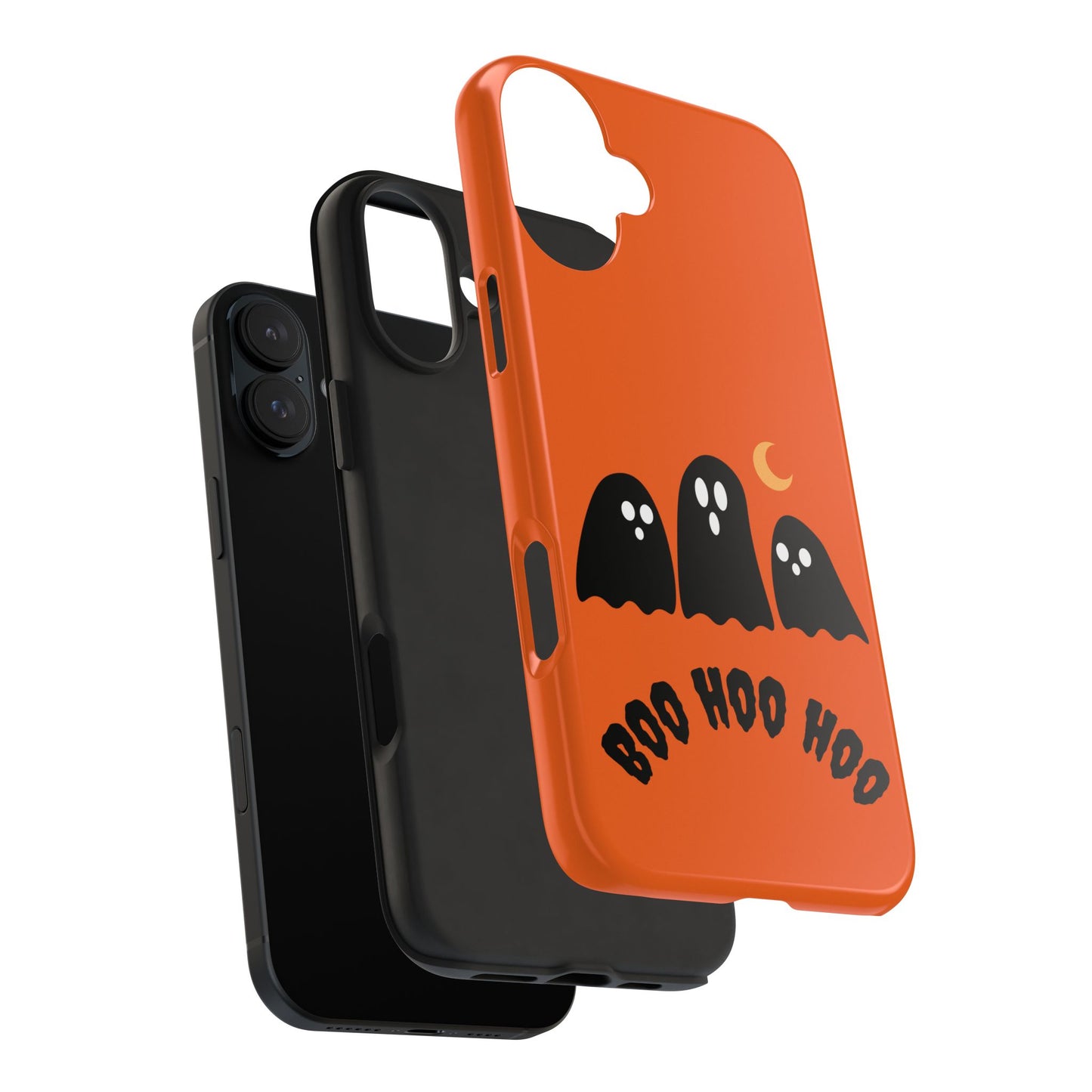 Halloween Ghost Phone Case - Boo Hoo Hoo Design - for iPhone