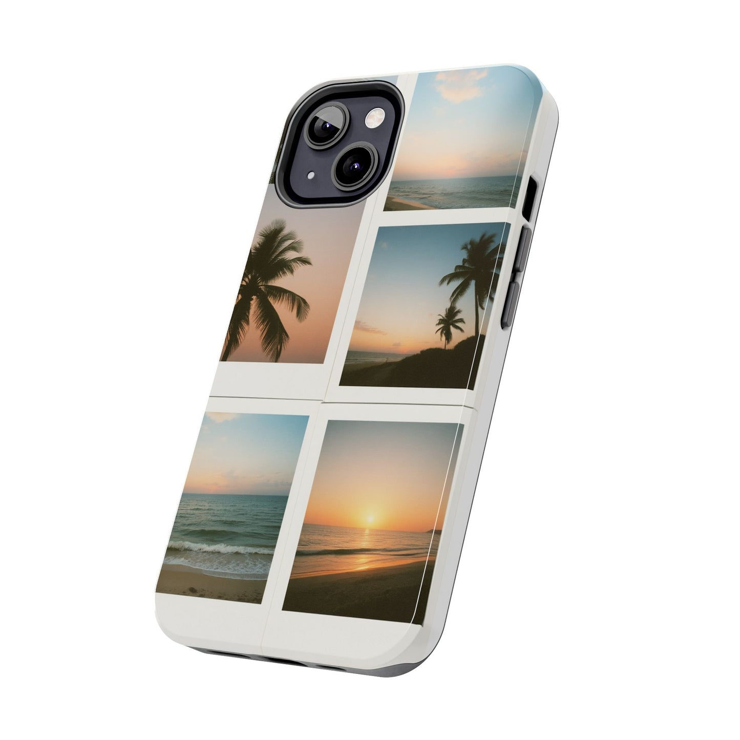 Tropical Sunset Tough Phone Case - Beach Vibes for Summer Adventures