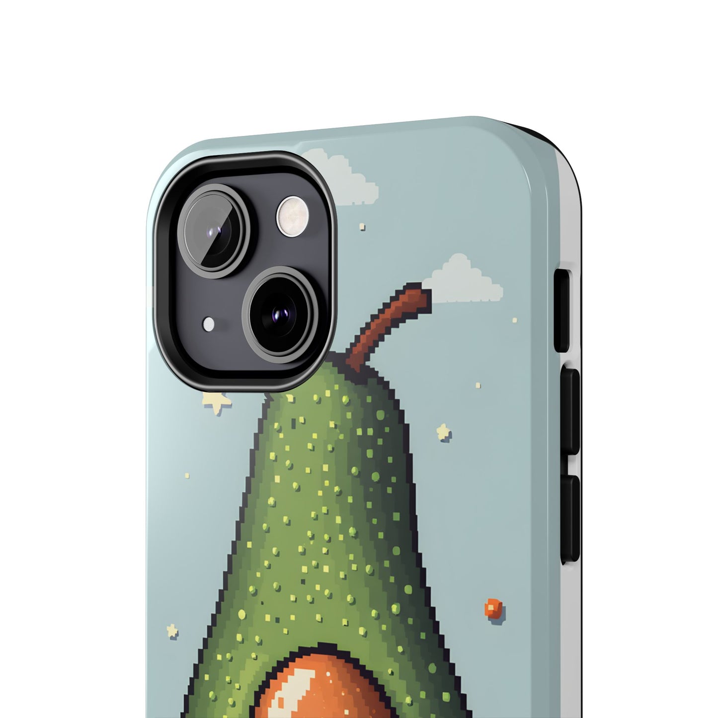Pixel Avocado Tough Phone Case - Perfect for Foodies & Nature Lovers - for iPhone