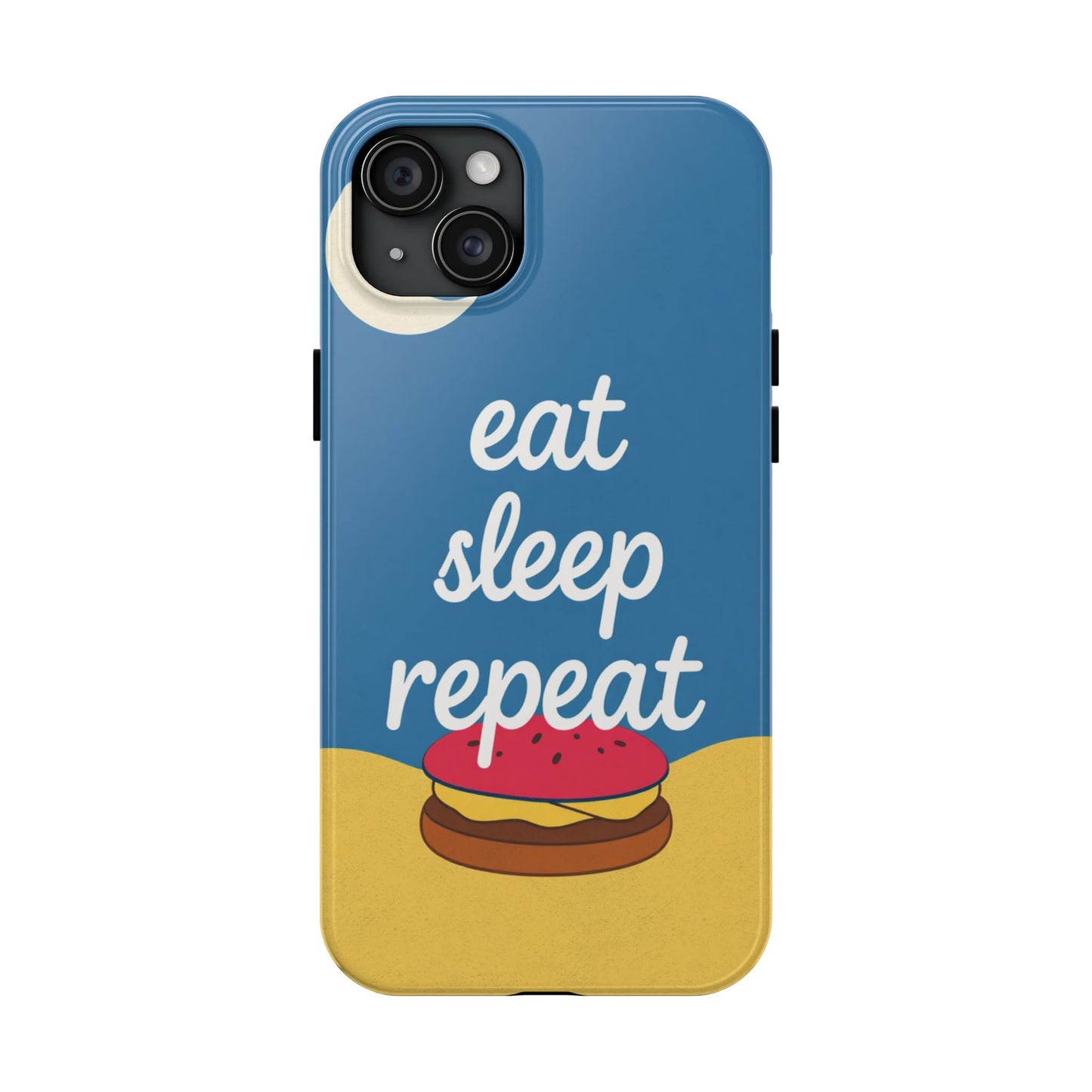 Eat, Sleep, Repeat Phone Case – Fun & Durable Tough Phone Cases for Food Lovers