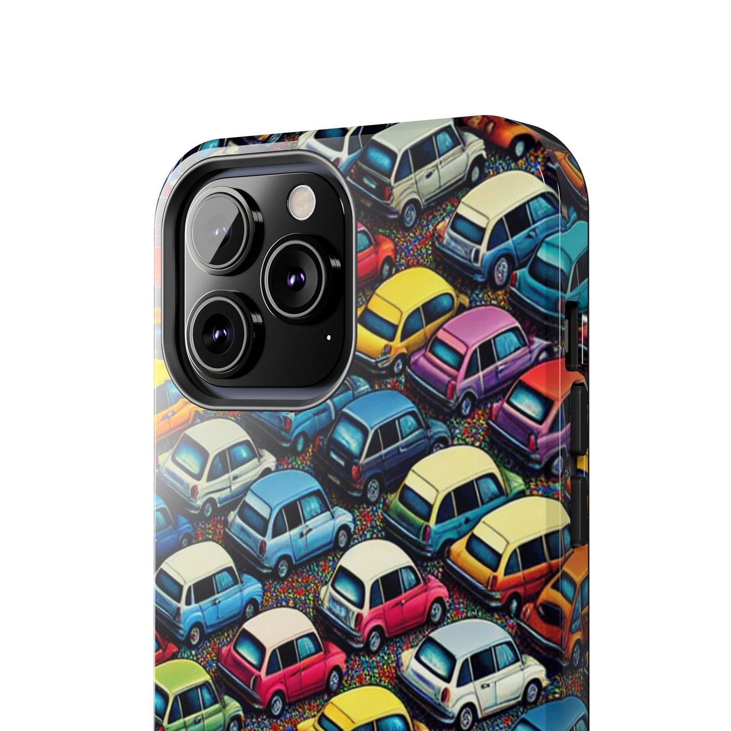 Car Phone Case - City Traffic Pattern Design - for iPhone