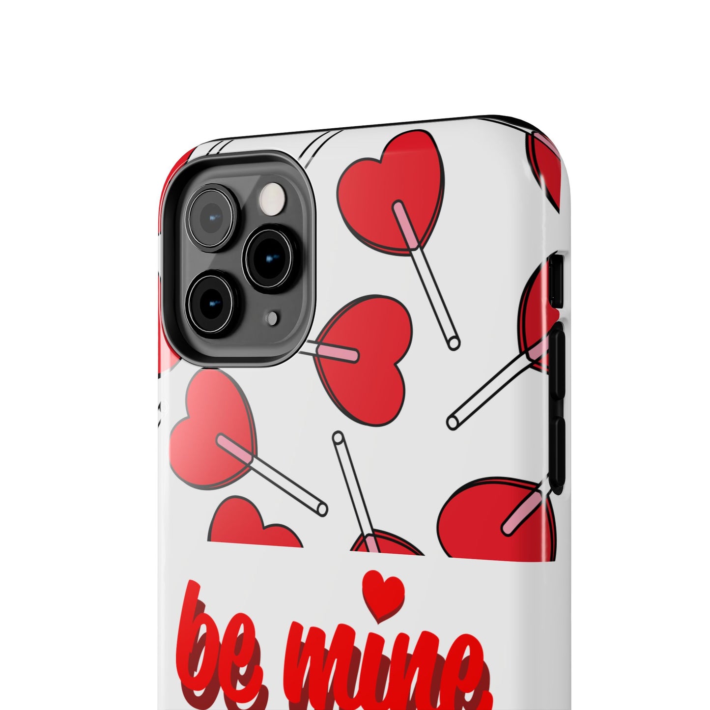 Be Mine Heart Pattern Tough Phone Case - Love Gift - for iPhone